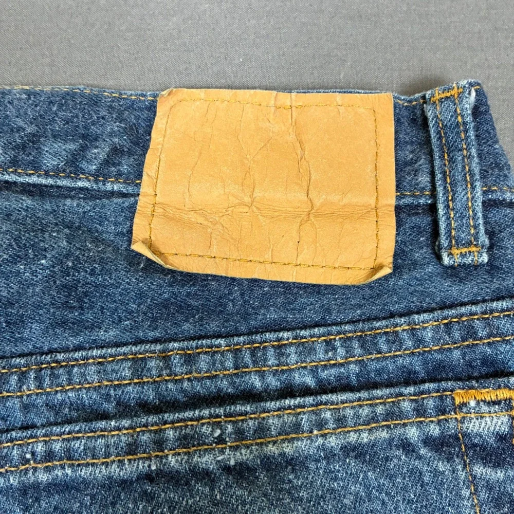 Vintage Levi's 501 Dark Wash Jeans Men's Size 38x30 (FITS 35x30) Made in USA 90s